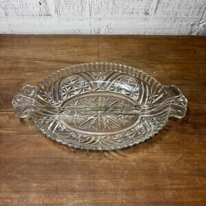Vintage Anchor Hocking Divided Relish Dish